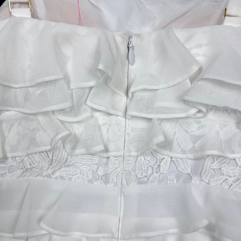 NEW! Lilly Pulitzer Olive Resort Tiered Ruffle Top - Picture 10 of 16